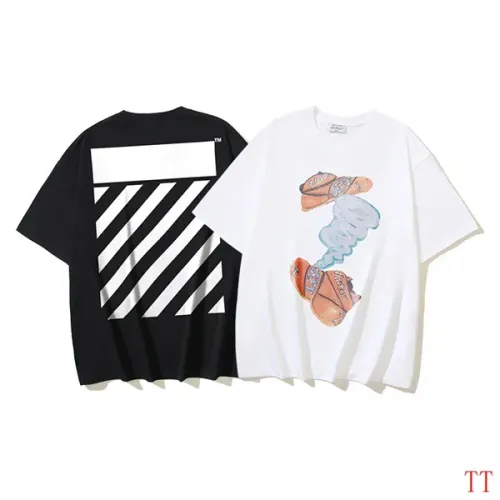 Replica Off-White T-Shirts Short Sleeved For Unisex #1439289 $32.00 USD for Wholesale
