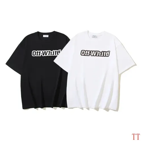 Replica Off-White T-Shirts Short Sleeved For Unisex #1439291 $29.00 USD for Wholesale