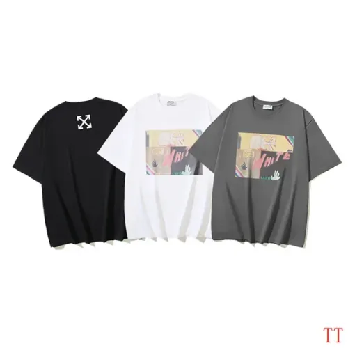 Replica Off-White T-Shirts Short Sleeved For Unisex #1439302 $29.00 USD for Wholesale