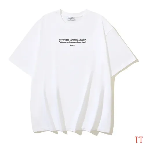 Off-White T-Shirts Short Sleeved For Unisex #1439304