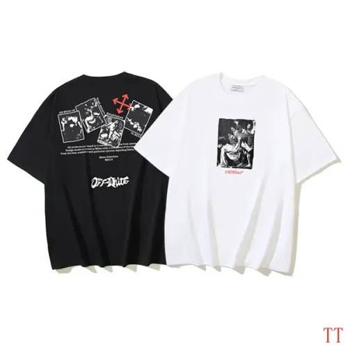 Replica Off-White T-Shirts Short Sleeved For Unisex #1439306 $29.00 USD for Wholesale