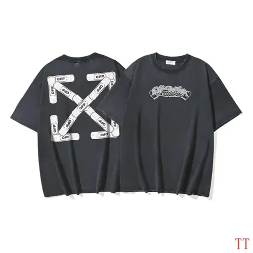Off-White T-Shirts Short Sleeved For Unisex #1439322