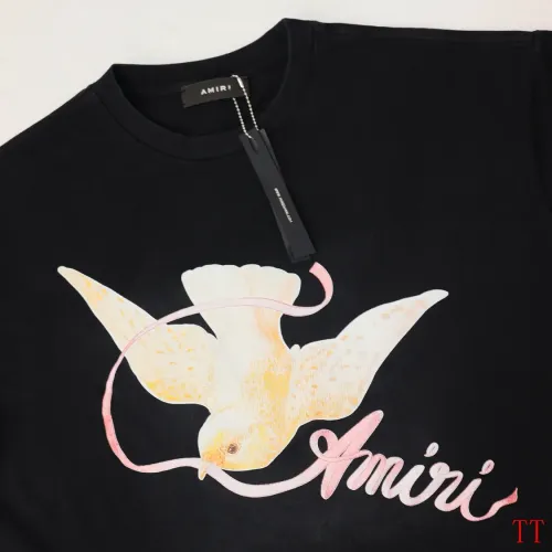Replica Amiri T-Shirts Short Sleeved For Unisex #1439411 $32.00 USD for Wholesale