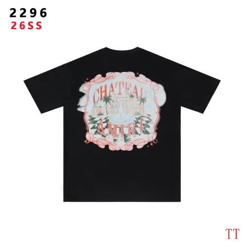 Replica Amiri T-Shirts Short Sleeved For Unisex #1439417 $29.00 USD for Wholesale