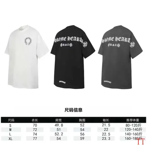Replica Chrome Hearts T-Shirts Short Sleeved For Unisex #1439426 $36.00 USD for Wholesale