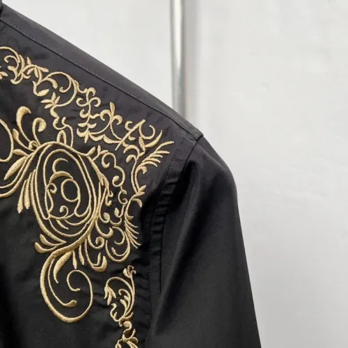 Replica Versace Shirts Long Sleeved For Men #1439466 $72.00 USD for Wholesale