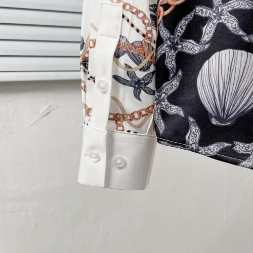 Replica Versace Shirts Long Sleeved For Men #1439471 $64.00 USD for Wholesale