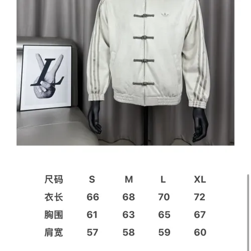 Replica Adidas Jackets Long Sleeved For Unisex #1439582 $68.00 USD for Wholesale