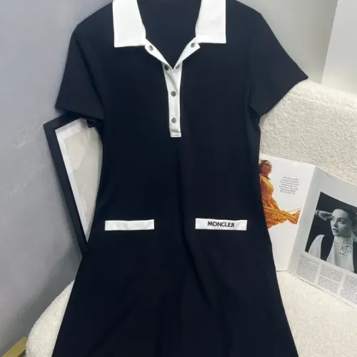 Replica Moncler Dresses Short Sleeved For Women #1439658 $125.00 USD for Wholesale