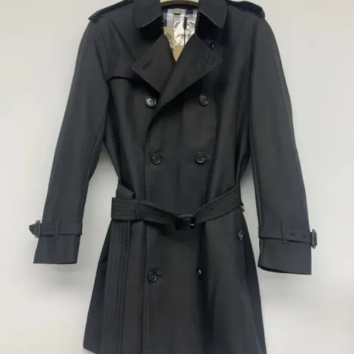 Burberry Trench Coat Long Sleeved For Men #1439757
