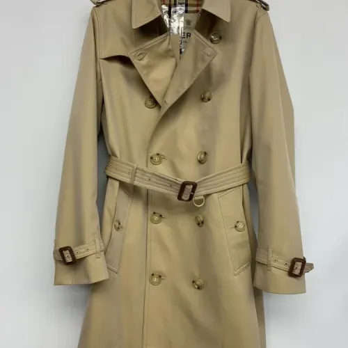 Burberry Trench Coat Long Sleeved For Men #1439761