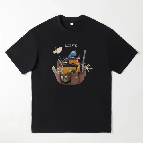 LOEWE Oversize T-Shirts Short Sleeved For Men #1439899, $25.00 USD, [ITEM#1439899], LOEWE T-Shirts