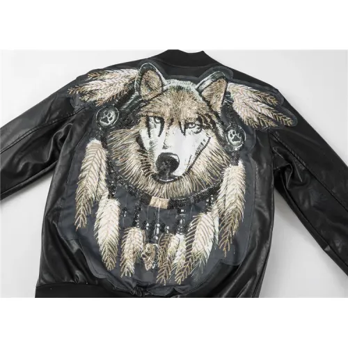 Replica Philipp Plein PP Jackets Long Sleeved For Men #1439984 $88.00 USD for Wholesale