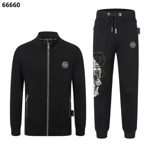 Replica Philipp Plein PP Tracksuits Long Sleeved For Men #1440011 $102.00 USD for Wholesale