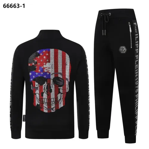Philipp Plein PP Tracksuits Long Sleeved For Men #1440012