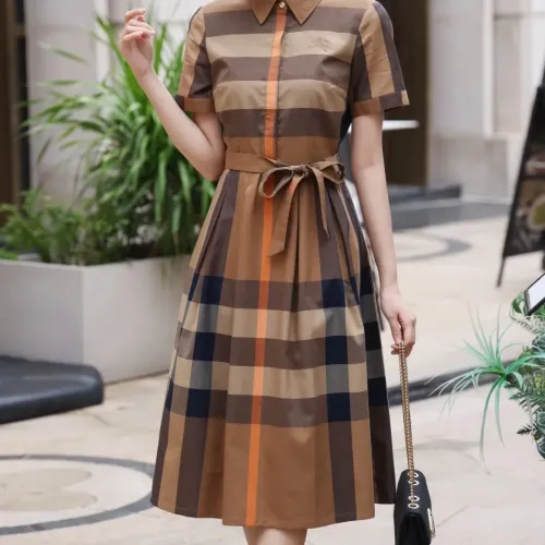 Burberry Dresses Short Sleeved For Women #1440039
