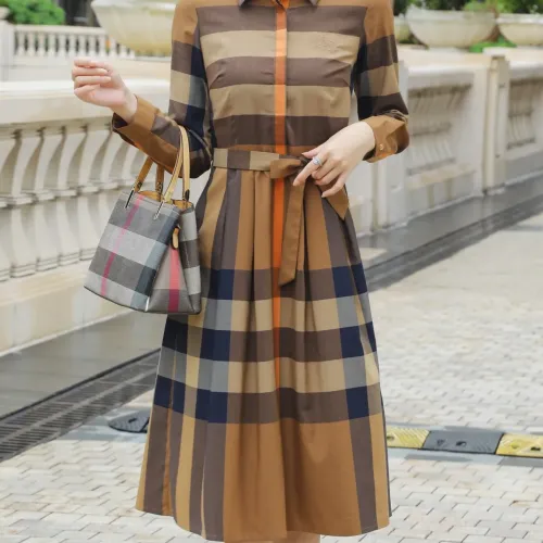 Burberry Dresses Long Sleeved For Women #1440048