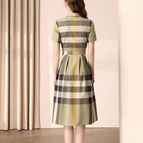 Replica Burberry Dresses Short Sleeved For Women #1440054 $85.00 USD for Wholesale