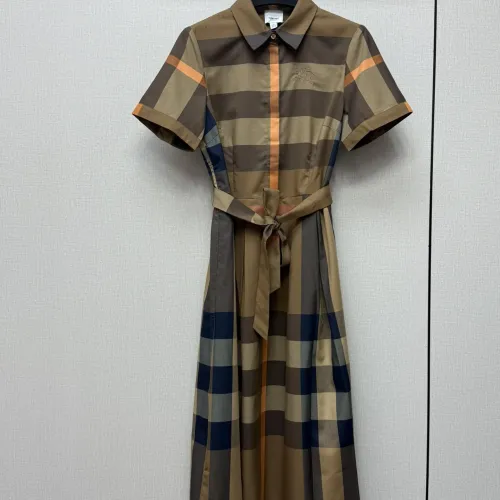 Burberry Dresses Short Sleeved For Women #1440078