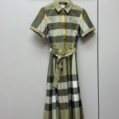 Burberry Dresses Short Sleeved For Women #1440079