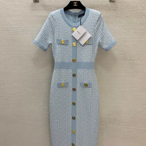 Balmain Dresses Short Sleeved For Women #1440091