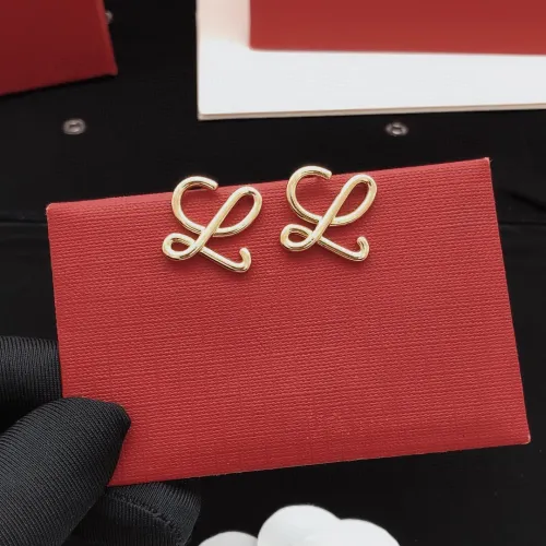 Replica LOEWE Earrings For Women #1440436 $25.00 USD for Wholesale