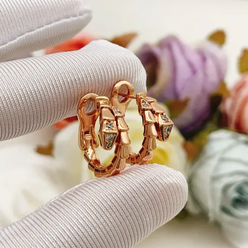 Replica Bvlgari Earrings For Women #1440500 $34.00 USD for Wholesale