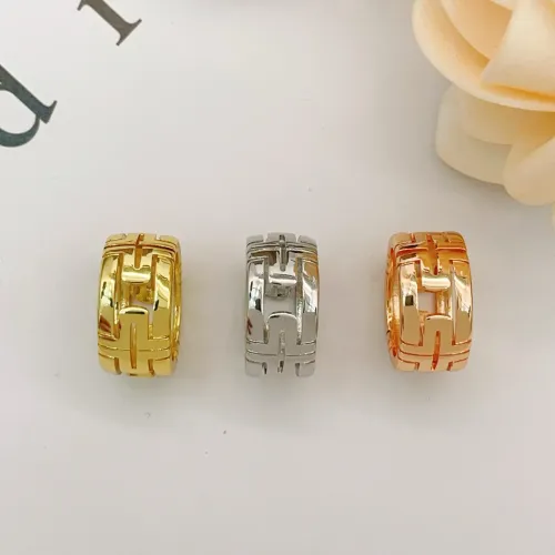 Replica Bvlgari Rings In Rose Gold #1440772 $27.00 USD for Wholesale