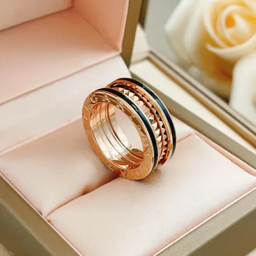 Replica Bvlgari Rings In Rose Gold #1441085 $32.00 USD for Wholesale