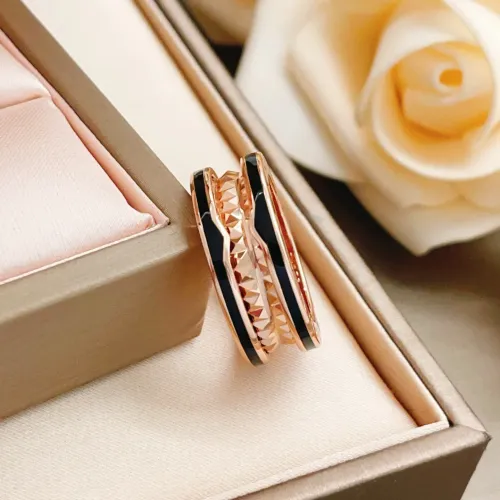 Replica Bvlgari Rings In Rose Gold #1441085 $32.00 USD for Wholesale