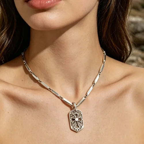 Replica Chrome Hearts Necklaces #1441100 $42.00 USD for Wholesale