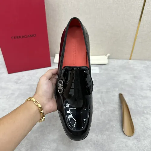 Replica Salvatore Ferragamo Leather Shoes For Men #1441444 $170.00 USD for Wholesale