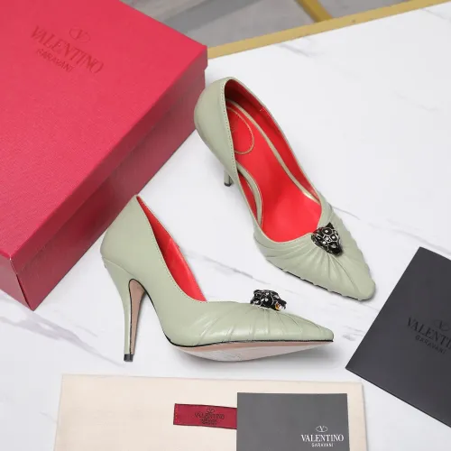 Replica Valentino High-Heeled Shoes For Women #1441857 $112.00 USD for Wholesale
