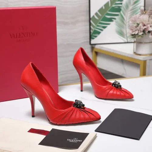 Replica Valentino High-Heeled Shoes For Women #1441859 $112.00 USD for Wholesale