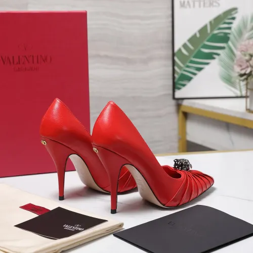 Replica Valentino High-Heeled Shoes For Women #1441859 $112.00 USD for Wholesale