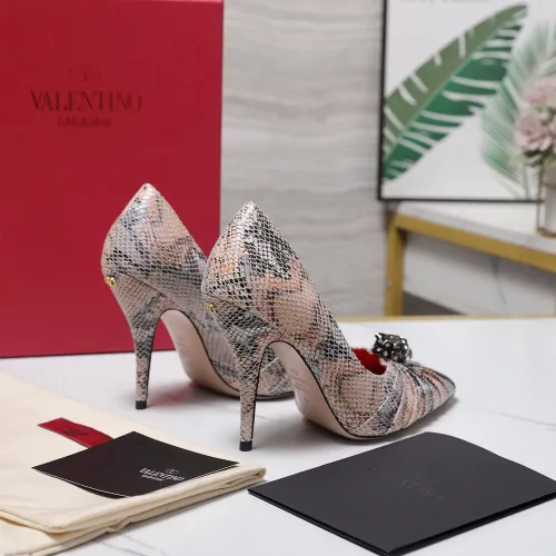 Replica Valentino High-Heeled Shoes For Women #1441862 $112.00 USD for Wholesale