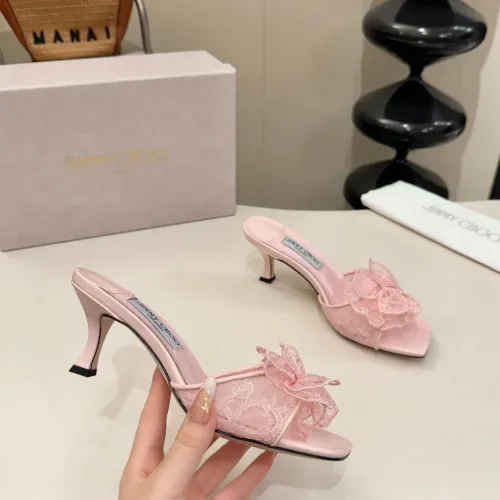 Replica Jimmy Choo Slippers For Women #1441922 $98.00 USD for Wholesale
