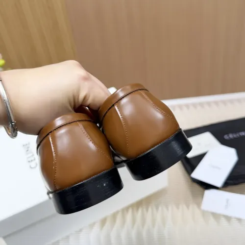 Replica Celine Leather Shoes For Women #1441970 $118.00 USD for Wholesale
