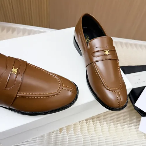 Replica Celine Leather Shoes For Women #1441970 $118.00 USD for Wholesale