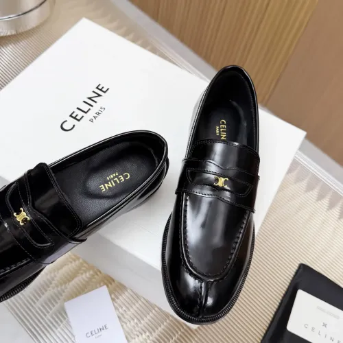 Replica Celine Leather Shoes For Women #1441971 $118.00 USD for Wholesale