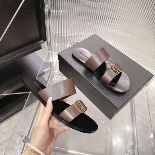 Replica Yves Saint Laurent YSL Slippers For Women #1441973 $98.00 USD for Wholesale