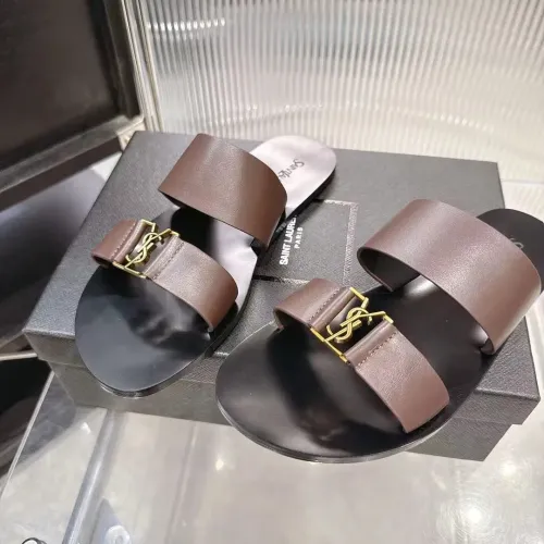 Replica Yves Saint Laurent YSL Slippers For Women #1441973 $98.00 USD for Wholesale