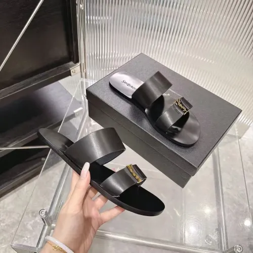 Replica Yves Saint Laurent YSL Slippers For Women #1441975 $98.00 USD for Wholesale