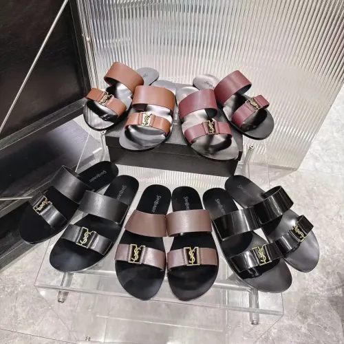 Replica Yves Saint Laurent YSL Slippers For Women #1441976 $98.00 USD for Wholesale