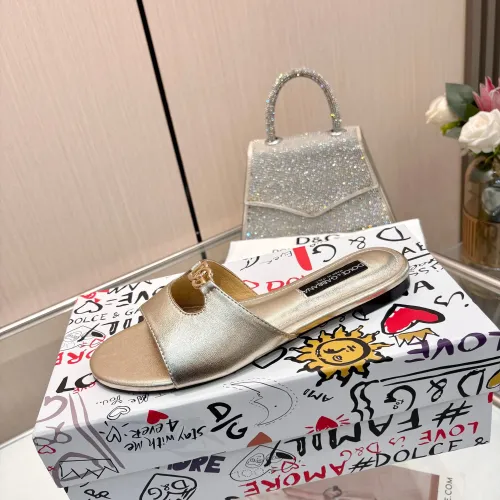 Replica Dolce & Gabbana D&G Slippers For Women #1442001 $82.00 USD for Wholesale