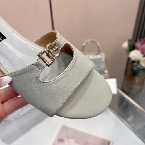 Replica Dolce & Gabbana D&G Slippers For Women #1442002 $82.00 USD for Wholesale