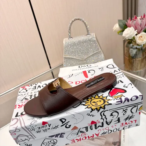 Replica Dolce & Gabbana D&G Slippers For Women #1442006 $82.00 USD for Wholesale