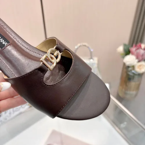 Replica Dolce & Gabbana D&G Slippers For Women #1442006 $82.00 USD for Wholesale