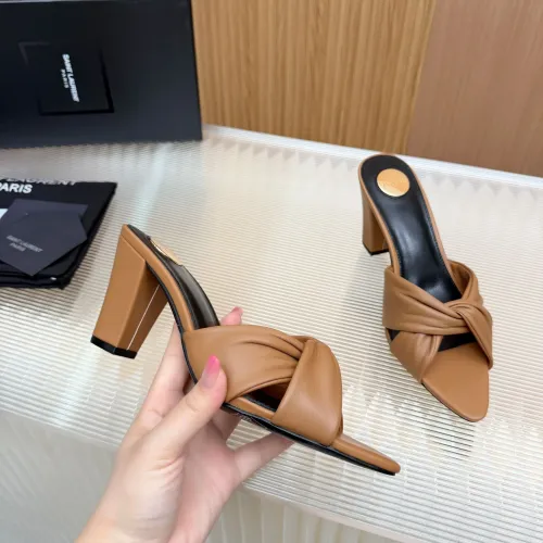Replica Yves Saint Laurent YSL Slippers For Women #1442069 $96.00 USD for Wholesale