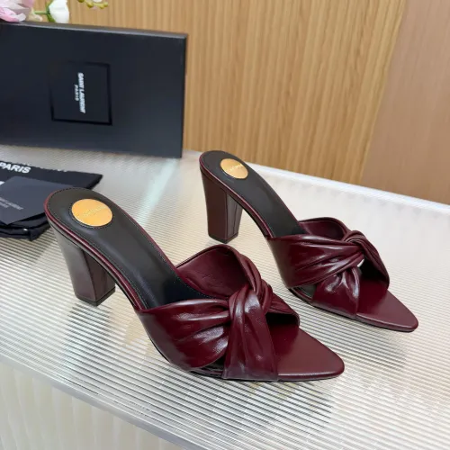 Replica Yves Saint Laurent YSL Slippers For Women #1442071 $96.00 USD for Wholesale